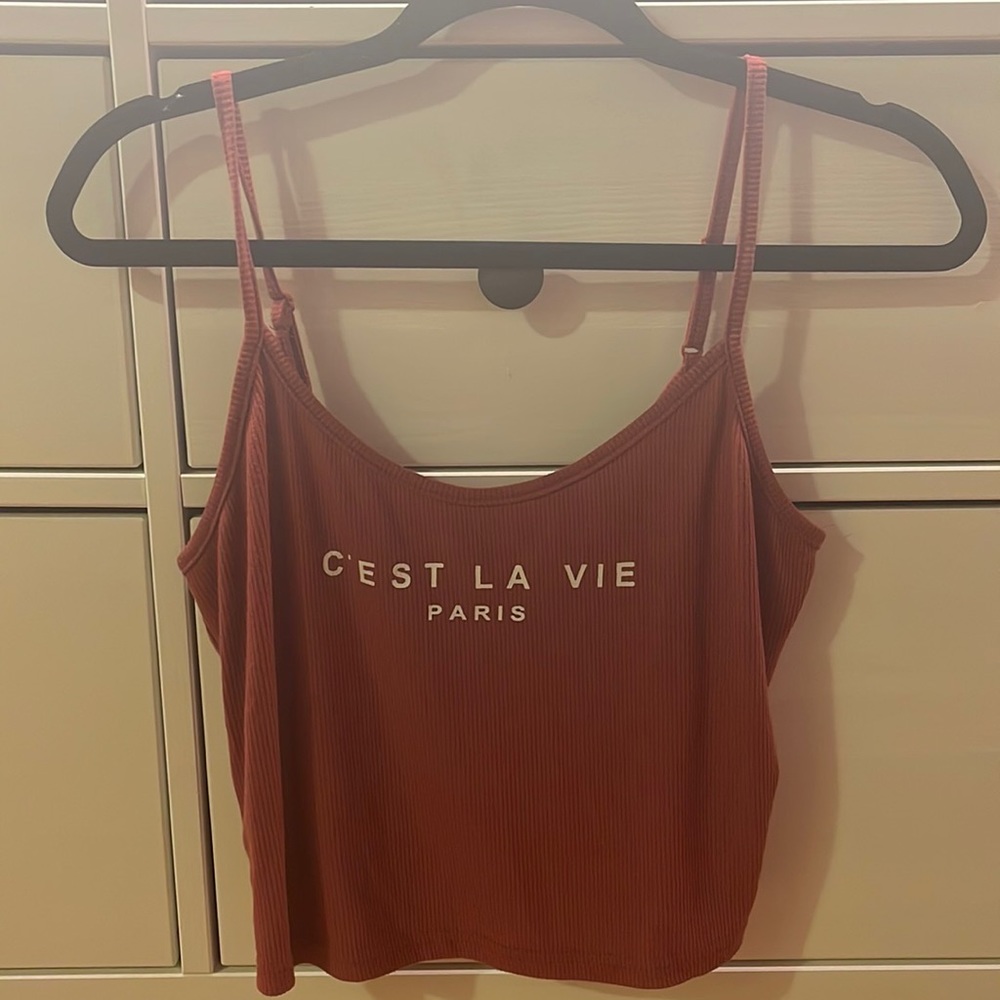 cropped tank top